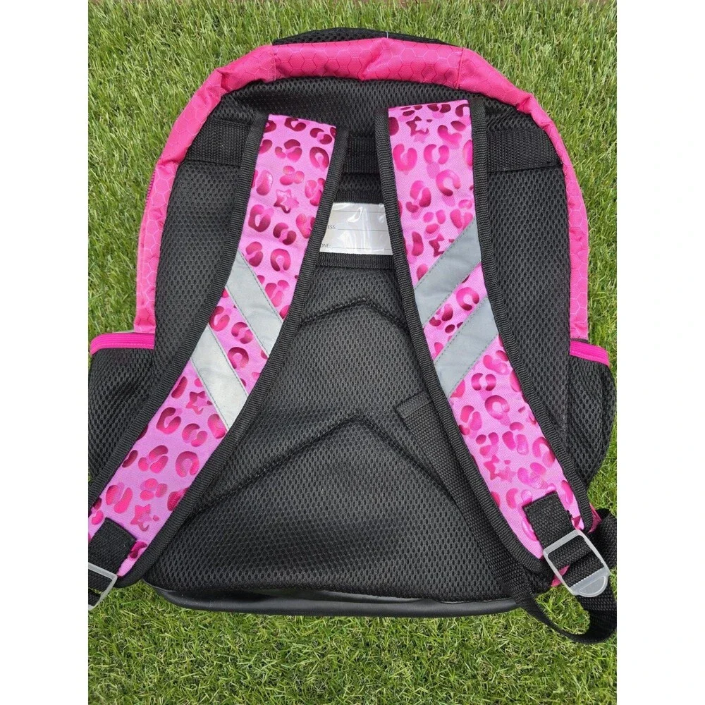 LOL Surprise Backpack Born To 16” Reflective Padded Back Girls Pink/Black NWOT